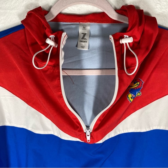 Zoozats Women’s Kansas Jayhawks Half Zip Hoodie Jacket‎ Size medium Sports - Picture 4 of 10